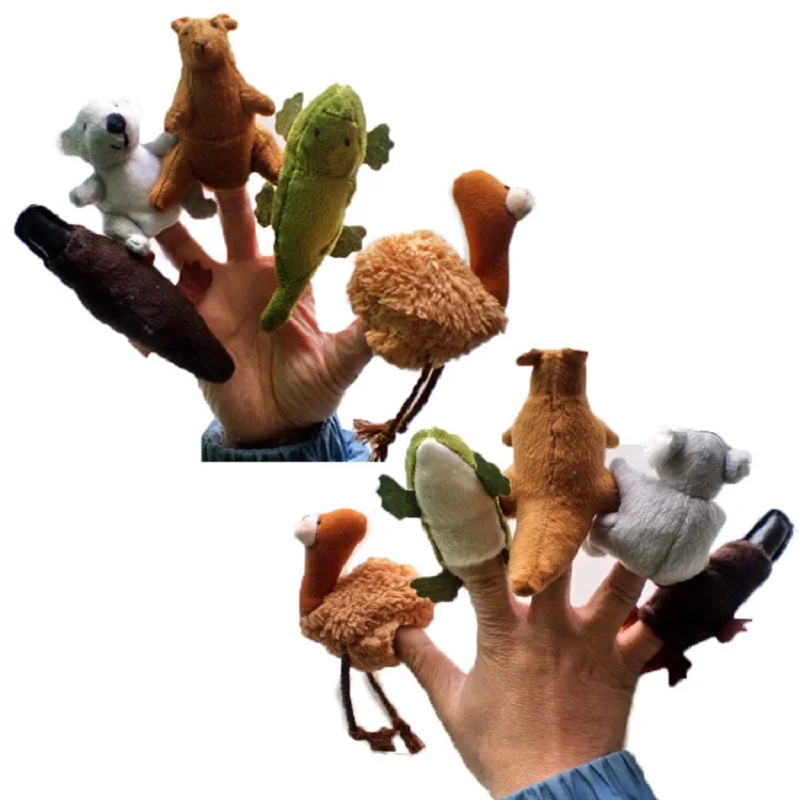Skyleshine 5pcs/lot Australian Animal Finger Puppets Talking Props Baby Learning Plush Stuffed Educational Toy S2904
Skyleshine 5pcs/lot Australian Animal Finger Puppets Talking Props Baby Learning Plush Stuffed Educational Toy S2904