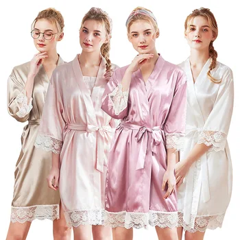 FZSLCYIYI Newest Spring And Summer Bathrobes Spinning Nightgown For Women Nine Cuff Household Manufacture Sale Night Bathrobe
FZSLCYIYI Newest Spring And Summer Bathrobes Spinning Nightgown For Women Nine Cuff Household Manufacture Sale Night Bathrobe