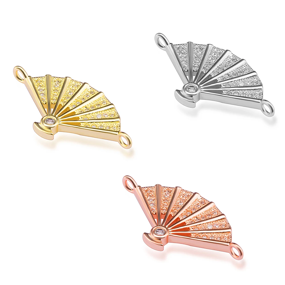 3 colour fans micro pave cz copper high quality bracelet jewelry connector accessories diy jewelry bracelet making gift zircon
3 colour fans micro pave cz copper high quality bracelet jewelry connector accessories diy jewelry bracelet making gift zircon