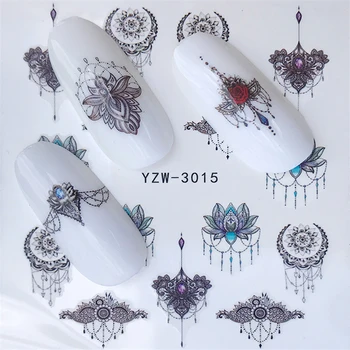WUF Nail Sticker Black Line Vine Leaf Lace Water Transfer Slider Decal Design Nail Art Decoration Manicure
WUF Nail Sticker Black Line Vine Leaf Lace Water Transfer Slider Decal Design Nail Art Decoration Manicure