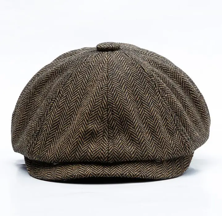 Unisex Autumn Winter Newsboy Caps Men And Women Warm Tweed Octagonal Hat For Male Detective Hats Retro Flat Caps chapeau
Unisex Autumn Winter Newsboy Caps Men And Women Warm Tweed Octagonal Hat For Male Detective Hats Retro Flat Caps chapeau