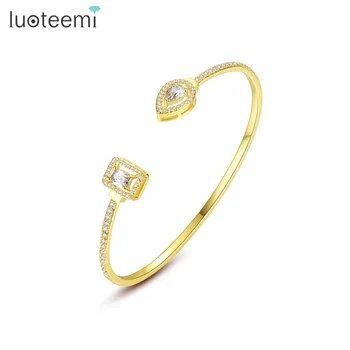 LUOTEEMI Brand Design Adjustable Bangles for Women Girls Wedding Party Paved Micro Shiny Cubic Zircon Fashion Jewelry Gift
LUOTEEMI Brand Design Adjustable Bangles for Women Girls Wedding Party Paved Micro Shiny Cubic Zircon Fashion Jewelry Gift