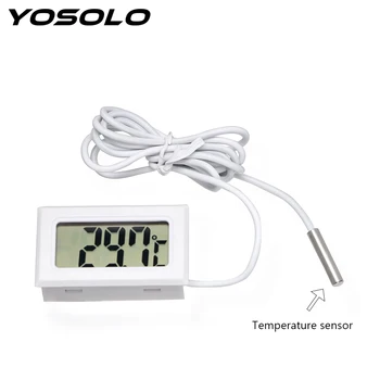 YOSOLO LCD Display Temperature Gauge Meter Car Thermometer For Fish Tank Refrigerator Digital Car-Styling Car Ornaments
YOSOLO LCD Display Temperature Gauge Meter Car Thermometer For Fish Tank Refrigerator Digital Car-Styling Car Ornaments