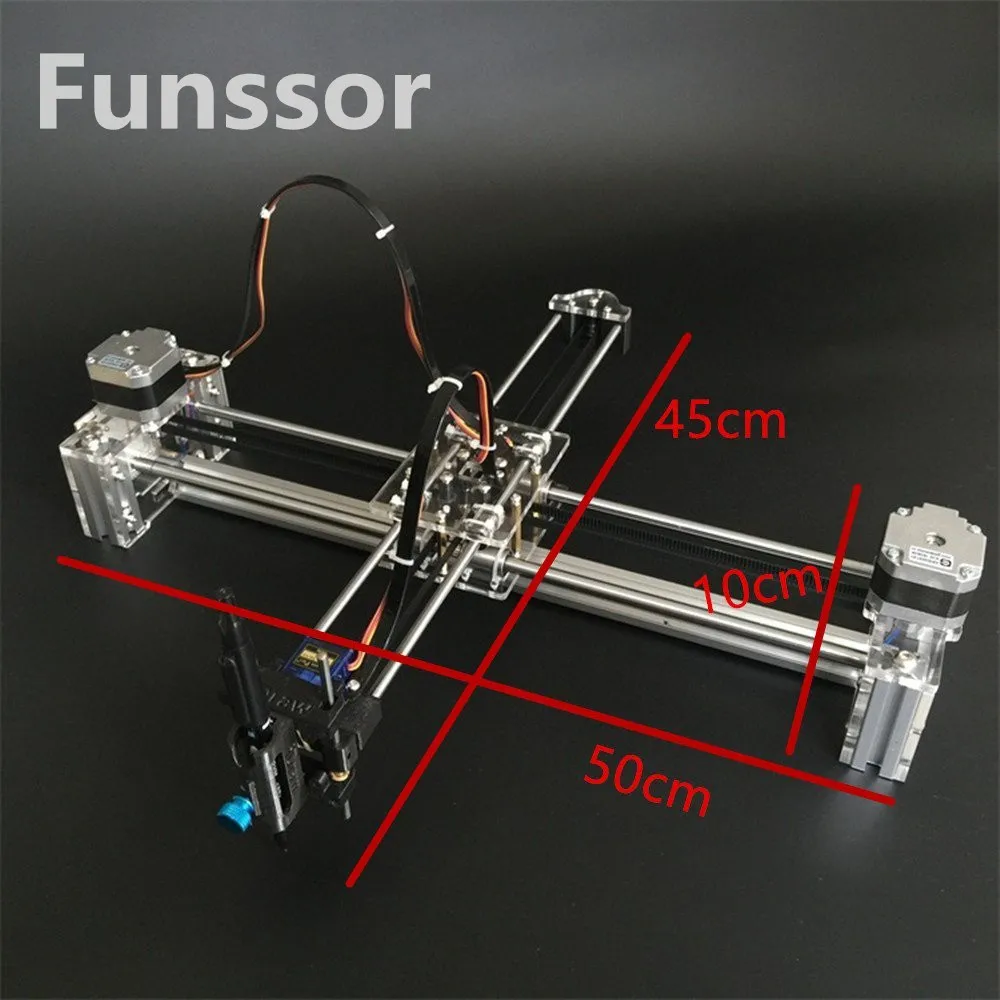 drawbot Idraw masters lettering robot XY-plotter drawing robot kit X Y axis writing robot support laser moduel
drawbot Idraw masters lettering robot XY-plotter drawing robot kit X Y axis writing robot support laser moduel