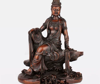 18" China Tibet Bronze Guanyin Kwan-yin Bodhisattva Sit Brass Statue #2
18" China Tibet Bronze Guanyin Kwan-yin Bodhisattva Sit Brass Statue #2