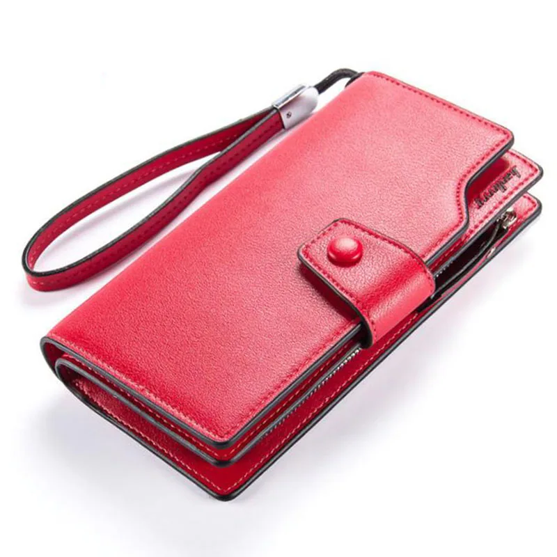Ladies Wallets Female Phone Purse Long Leather Women Red Wallet Woman Card Holder Baellery Pink Yellow Big Vallet with Wristlet
Ladies Wallets Female Phone Purse Long Leather Women Red Wallet Woman Card Holder Baellery Pink Yellow Big Vallet with Wristlet