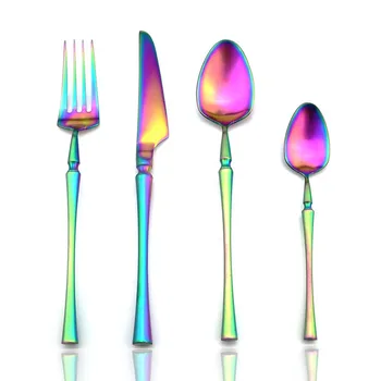 24 Pcs Christmas Tableware Golden Cutlery Set 304 Stainless Steel Dinnerware Set Purple Knife Fork Set Gold Kitchen Accessories
24 Pcs Christmas Tableware Golden Cutlery Set 304 Stainless Steel Dinnerware Set Purple Knife Fork Set Gold Kitchen Accessories