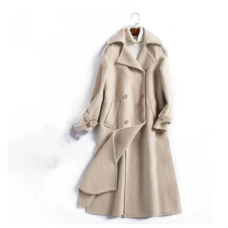 2018 autumn and winter new double-sided cashmere coat original woolen coat female solid color long ladies woolen coat female
2018 autumn and winter new double-sided cashmere coat original woolen coat female solid color long ladies woolen coat female