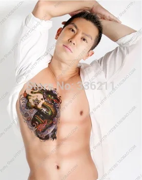 3pcs big large Water Dragon design Temporary tattoo stickers Waterproof body arm painting tatoo 3d art drawings free shipping
3pcs big large Water Dragon design Temporary tattoo stickers Waterproof body arm painting tatoo 3d art drawings free shipping