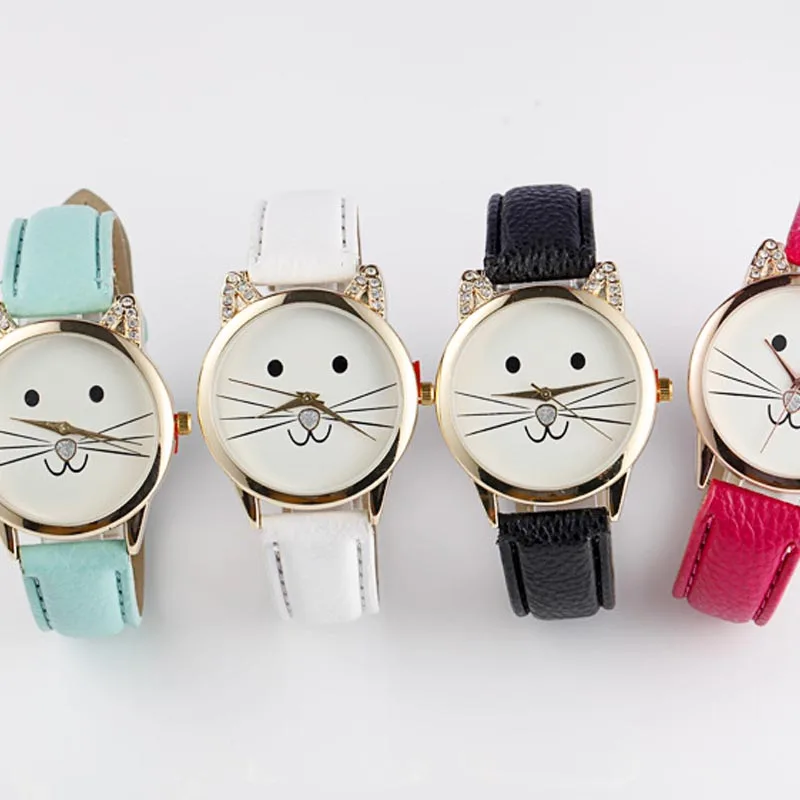 GEMIXI Women Watches Fashion Neutral Diamond Lovely Cats Face Faux Leather Quartz Watch dropship
GEMIXI Women Watches Fashion Neutral Diamond Lovely Cats Face Faux Leather Quartz Watch dropship