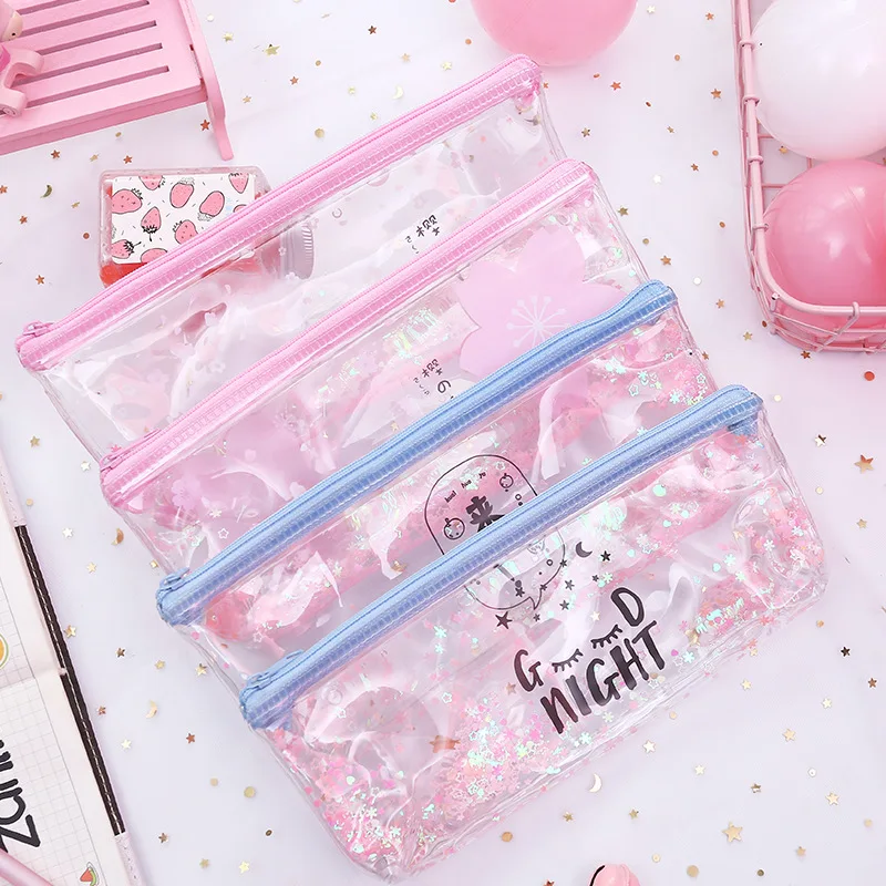 Sequined Pencil Bag Large Capacity Box Student Stationery Bag Transparent Pencil Bag
Sequined Pencil Bag Large Capacity Box Student Stationery Bag Transparent Pencil Bag