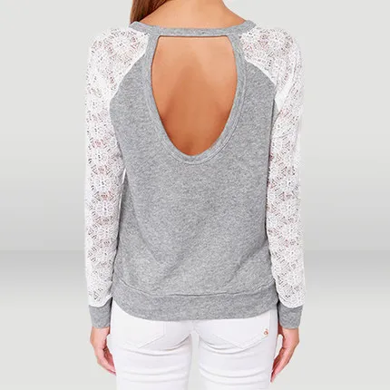 Lace T shirts 2019 summer new arrival Fashion O neck full sleeve patchwork plus size XXL slim thin women t shirt 4279
Lace T shirts 2019 summer new arrival Fashion O neck full sleeve patchwork plus size XXL slim thin women t shirt 4279
