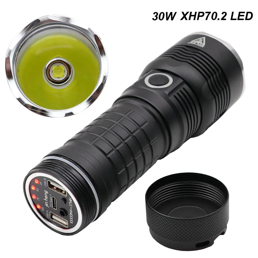 XHP70.2 SST-40 L2 LED USB Direct Rechargeable Flashlight Torch XHP70 3800 lumens 18650 power bank light lamp lantern camp hunt
XHP70.2 SST-40 L2 LED USB Direct Rechargeable Flashlight Torch XHP70 3800 lumens 18650 power bank light lamp lantern camp hunt
