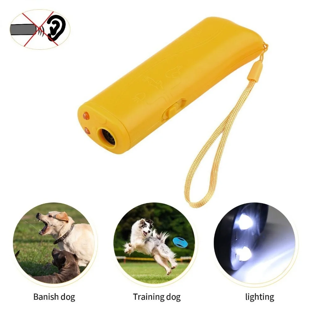 Ultrasonic Pet Dog Repeller Anti Barking Stop Bark Training Control Device Trainer LED 3 in 1 Stop Bark Deterrents Trainer
Ultrasonic Pet Dog Repeller Anti Barking Stop Bark Training Control Device Trainer LED 3 in 1 Stop Bark Deterrents Trainer