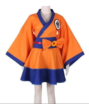 Anime Dragon Ball Z Son Goku Cosplay Costumes Summer Lady Dresses Women Lolita kimono Overskirt
Anime Dragon Ball Z Son Goku Cosplay Costumes Summer Lady Dresses Women Lolita kimono Overskirt