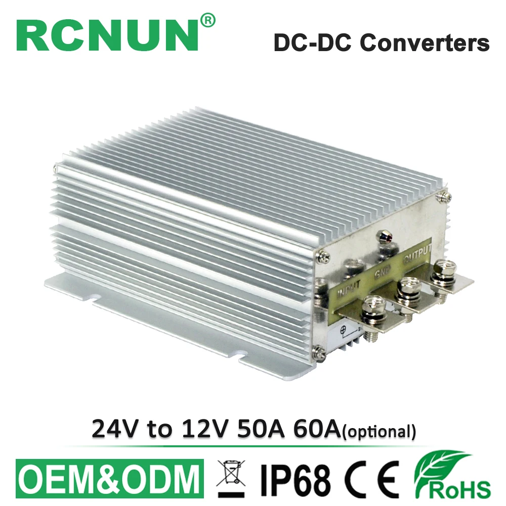 High Quality 24V to 12V 50A 60A Car Power Converter 600W Step Down DC-DC Voltage Regulator CE RoHS
High Quality 24V to 12V 50A 60A Car Power Converter 600W Step Down DC-DC Voltage Regulator CE RoHS