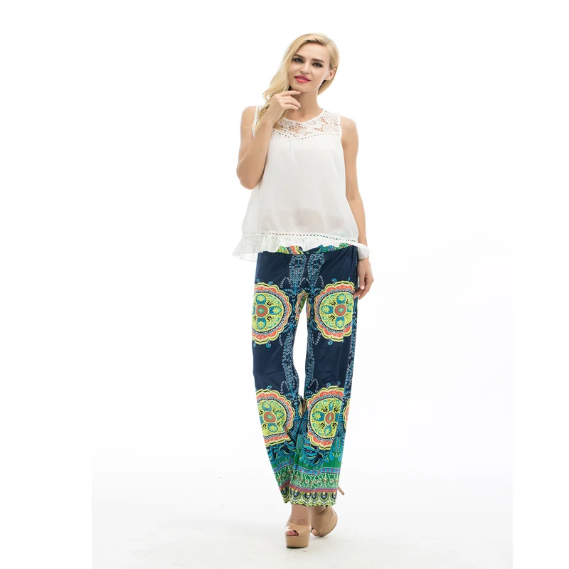 2019 Summer Women's Casual Pants Print Beach Wide Leg Palazzo Loose Long Pants Beachwear Femme New
2019 Summer Women's Casual Pants Print Beach Wide Leg Palazzo Loose Long Pants Beachwear Femme New