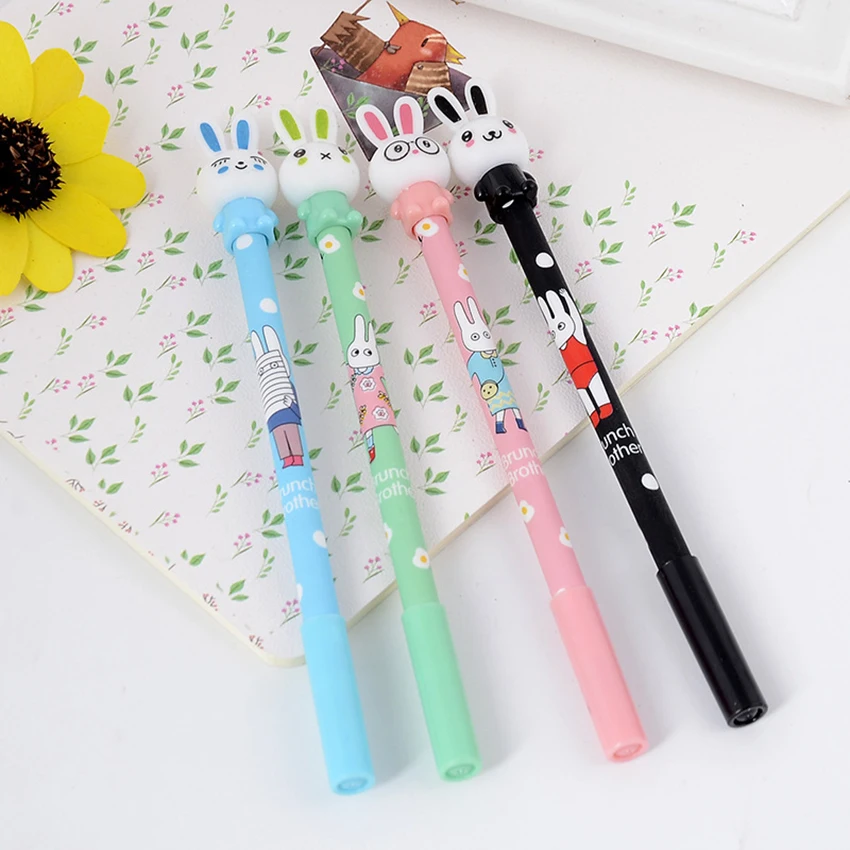 Cartoon Kawaii Rabbit Plastic Gel Pen Candy Color Pens For Kids Gift Korean Stationery School Office Supplies
Cartoon Kawaii Rabbit Plastic Gel Pen Candy Color Pens For Kids Gift Korean Stationery School Office Supplies