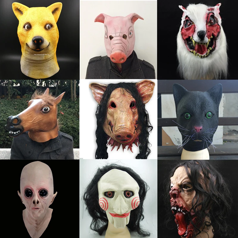 Halloween Scary Mask Novelty Pig Head Horror With Hair Animal Masks Caveira Cosplay Costume Realistic Latex Festival Supplies
Halloween Scary Mask Novelty Pig Head Horror With Hair Animal Masks Caveira Cosplay Costume Realistic Latex Festival Supplies