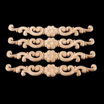 4Pcs Wood Carved Decal Corner Appliques Frame Door Furniture Woodcarving Decorative Figurines Crafts Woodcarving Long Applique 
4Pcs Wood Carved Decal Corner Appliques Frame Door Furniture Woodcarving Decorative Figurines Crafts Woodcarving Long Applique