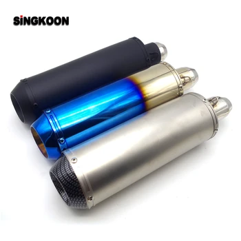 2019 The Newest 51mm Universal motorcycle exhaust muffler Pipe escape moto FOR benelli trk502 chopper yamaha aerox 50 mt 125
2019 The Newest 51mm Universal motorcycle exhaust muffler Pipe escape moto FOR benelli trk502 chopper yamaha aerox 50 mt 125
