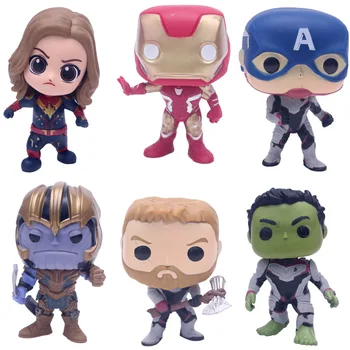 6pcs/set Marvel Avengers Super Hero Iron Man Thanos Hulk Thor Captain American PVC Action Figure Toys
6pcs/set Marvel Avengers Super Hero Iron Man Thanos Hulk Thor Captain American PVC Action Figure Toys