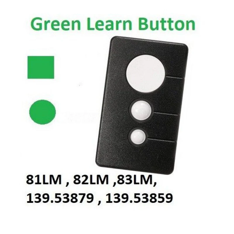 1pcs Sears Liftmaster Chamberlain 81LM 82LM 83LM replacement Mini Garage remote green learn button free shipping
1pcs Sears Liftmaster Chamberlain 81LM 82LM 83LM replacement Mini Garage remote green learn button free shipping
