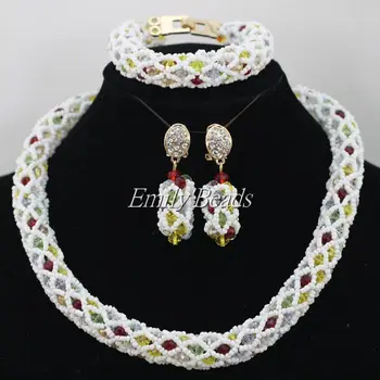 2016 Newest African High Quality Costumes Jewelries Sets Nigerian Wedding Crystal Beads Jewelry Sets Free Shipping AIJ453
2016 Newest African High Quality Costumes Jewelries Sets Nigerian Wedding Crystal Beads Jewelry Sets Free Shipping AIJ453