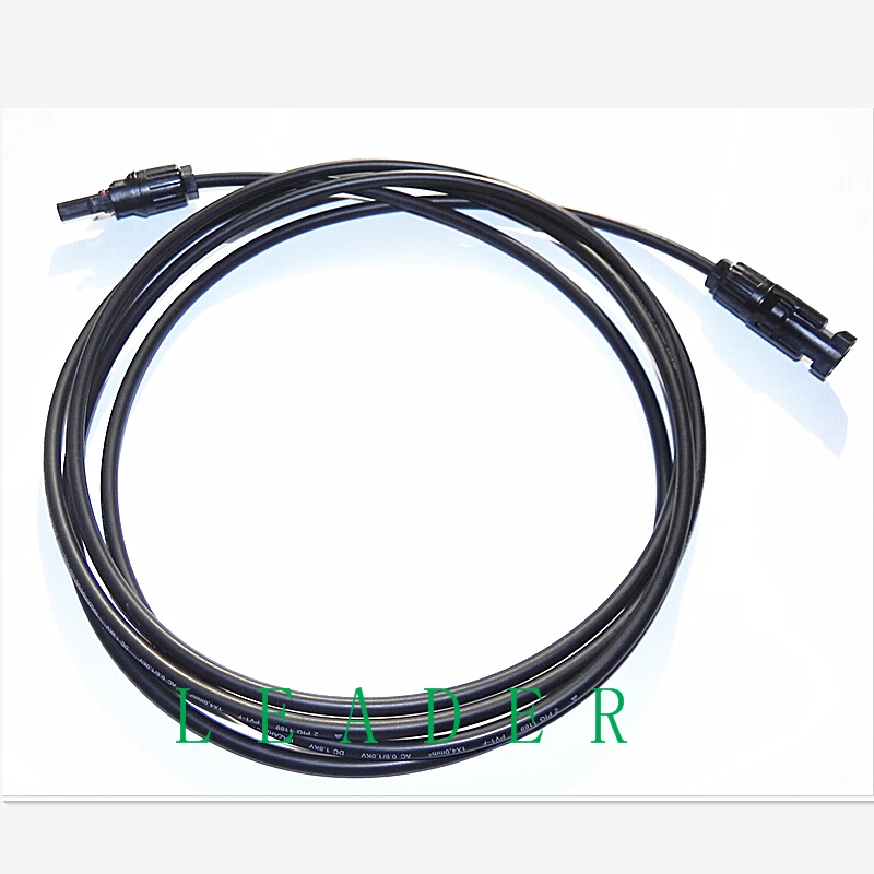 10 шт./лот солнечный PV разъем с 5 метром 4 мм2 12 AWG 17FT Солнечный удлинитель
