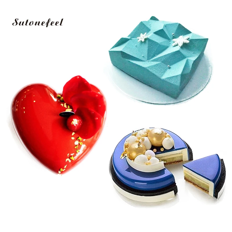 3PCS Baking Mold for Cake Mousse Round Square Heart Shape Silicone Mold Pastry Dessert Baking Pan Cake Decorating Tools
3PCS Baking Mold for Cake Mousse Round Square Heart Shape Silicone Mold Pastry Dessert Baking Pan Cake Decorating Tools