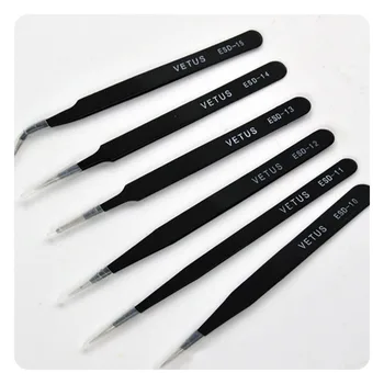 Super quaility 6x ESD Safe Anti-Static Stainless Steel Tweezers Set Maintenance Repair Tools
Super quaility 6x ESD Safe Anti-Static Stainless Steel Tweezers Set Maintenance Repair Tools