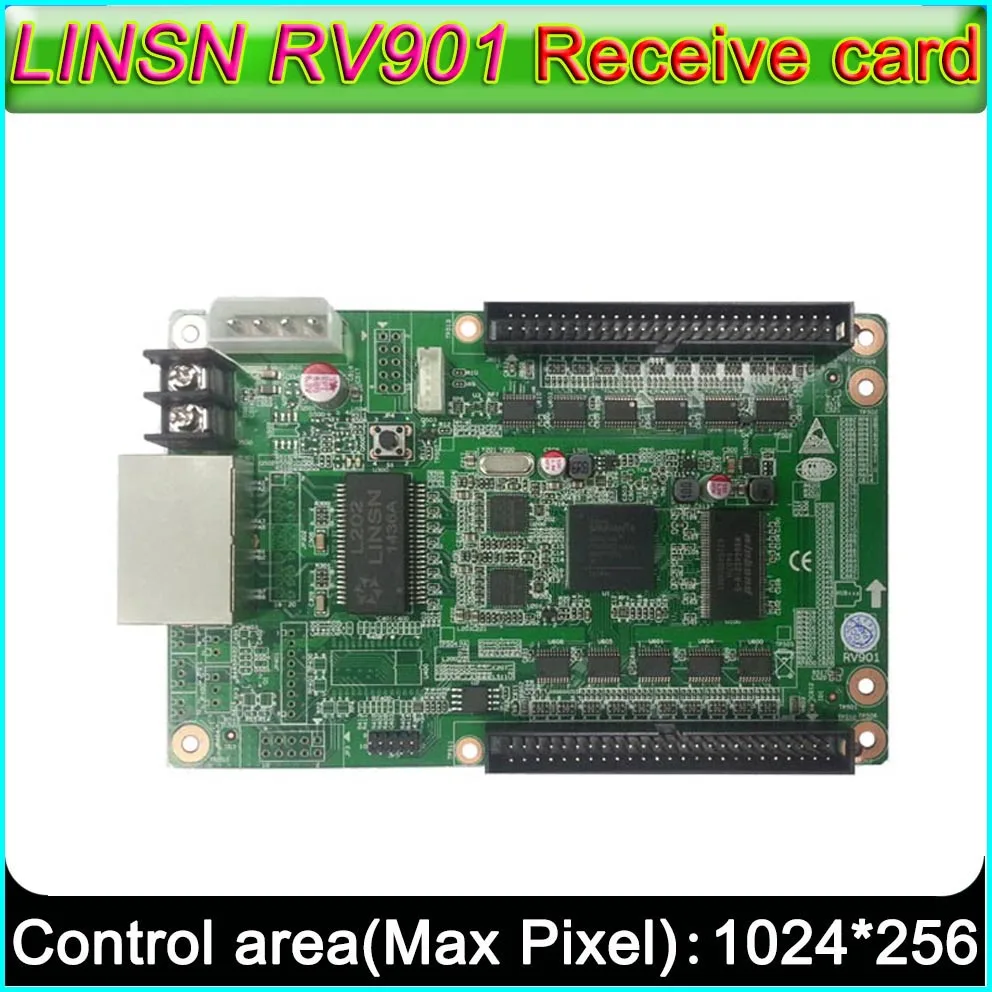 Full color LED display screen controller, LINSN RV901 Receiving card, Universal interface suitable for all kinds of HUB board
Full color LED display screen controller, LINSN RV901 Receiving card, Universal interface suitable for all kinds of HUB board