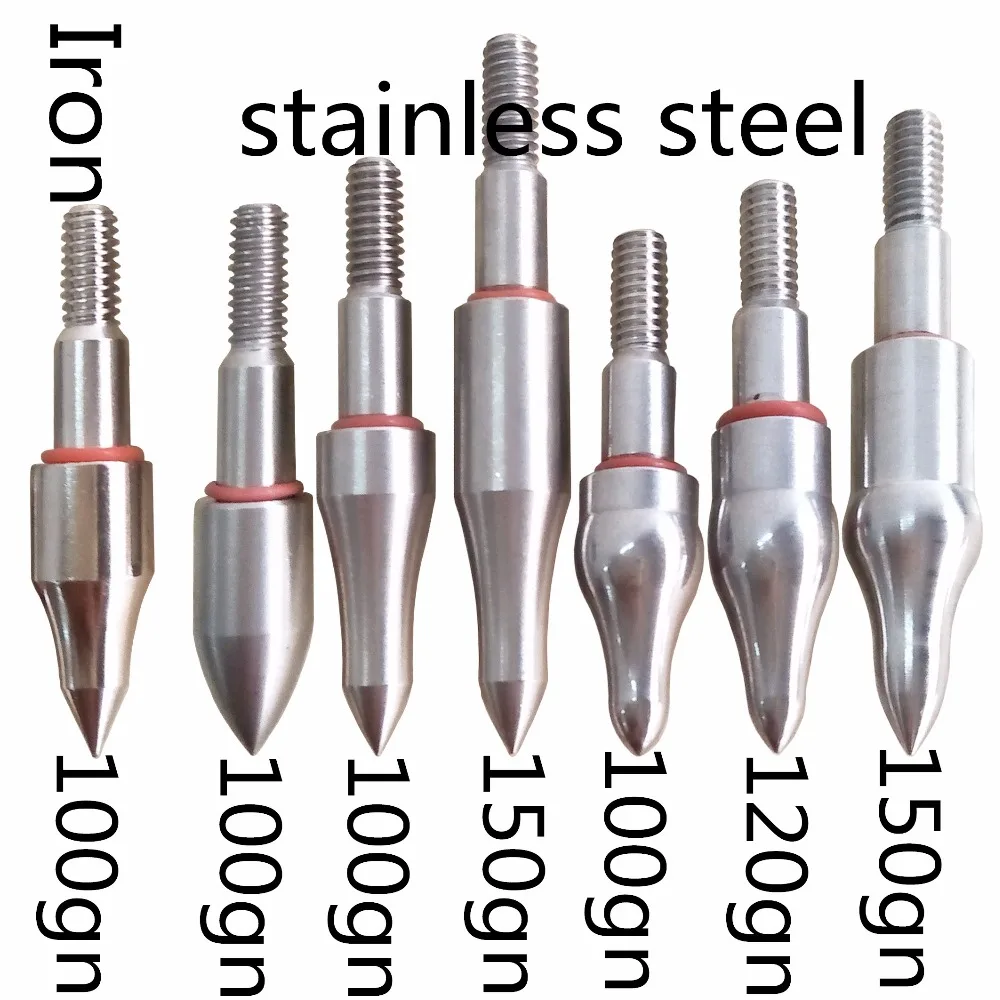 Stainless Steel field point Tip OD5/16 9/32 19/64 17/64 150gn to 100gn 12ps Arrowheads Crossbow Hunting Archery Compound Bow
Stainless Steel field point Tip OD5/16 9/32 19/64 17/64 150gn to 100gn 12ps Arrowheads Crossbow Hunting Archery Compound Bow
