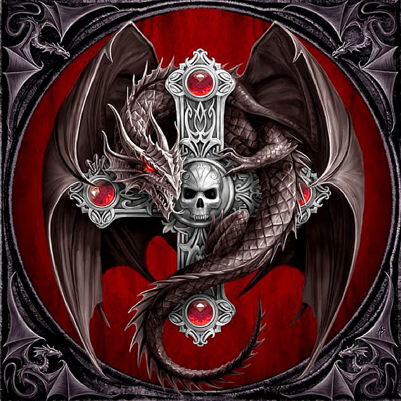 Full Square Diamond 5D DIY Diamond Painting "Skull dragon" 3D Embroidery Cross Stitch Rhinestone Mosaic Painting Home Decor VIP
Full Square Diamond 5D DIY Diamond Painting "Skull dragon" 3D Embroidery Cross Stitch Rhinestone Mosaic Painting Home Decor VIP
