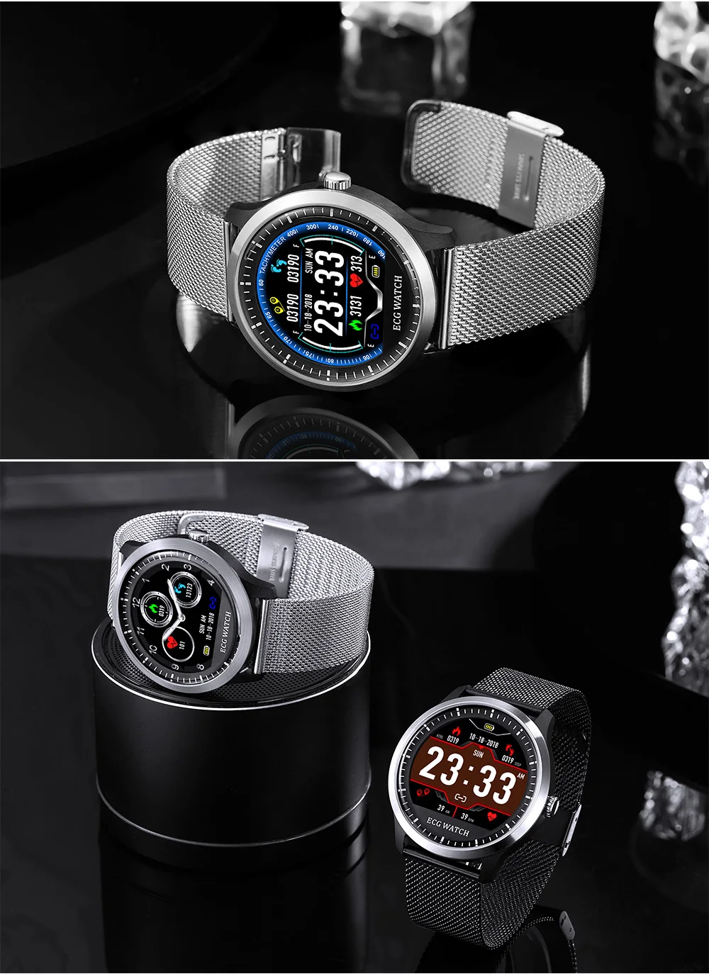 LEMFO 2019 ECG + PPG Smart Watch For Men With Heart Rate Monitor Blood Pressure Monitor And IP67 Waterproof 13 LEMFO 2019 ECG + PPG Smart Watch For Men With Heart Rate Monitor Blood Pressure Monitor And IP67 Waterproof 13