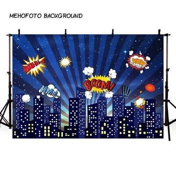 MEHOFOTO Superhero City Theme Photography Backdrop Children Birthday Party Backdrop for Photo Studio Background Custom
MEHOFOTO Superhero City Theme Photography Backdrop Children Birthday Party Backdrop for Photo Studio Background Custom