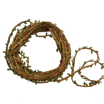 10m Silk Garland Green Leaf Iron Wire Artificial Flower Vine Ivy Rattan for DIY Wedding Home Garden Decor Photography props
10m Silk Garland Green Leaf Iron Wire Artificial Flower Vine Ivy Rattan for DIY Wedding Home Garden Decor Photography props