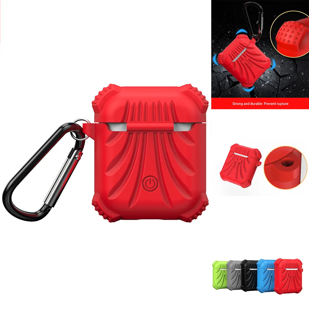 Soft Silicone Shock Proof Protective Cover Earphone Holder Case Storage Carrying Hard Bag Box Case For AirPods Earphones
Soft Silicone Shock Proof Protective Cover Earphone Holder Case Storage Carrying Hard Bag Box Case For AirPods Earphones