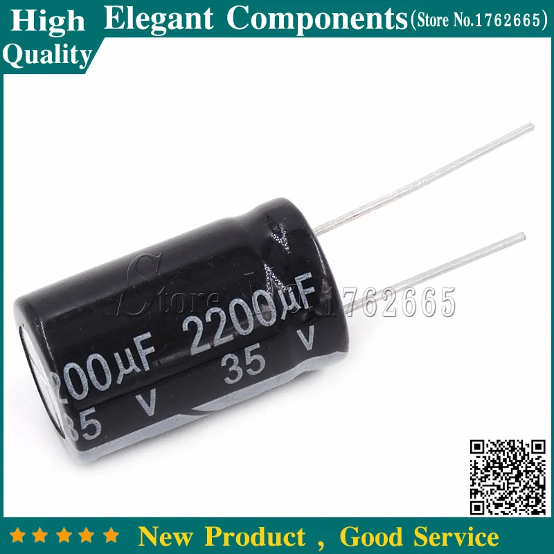 5PCS 35V 2200UF 35 V / 2200 UF Aluminum Electrolytic Capacitors Size 16*25 2200UF 35V Electrolytic Capacitor
5PCS 35V 2200UF 35 V / 2200 UF Aluminum Electrolytic Capacitors Size 16*25 2200UF 35V Electrolytic Capacitor