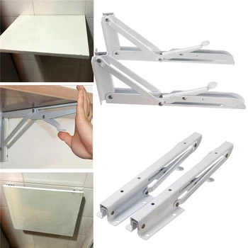 Waterproof white Triangular Folding Bracket Metal Release Catch Support Bench Table Folding Shelf Bracket Home 2 pack
Waterproof white Triangular Folding Bracket Metal Release Catch Support Bench Table Folding Shelf Bracket Home 2 pack