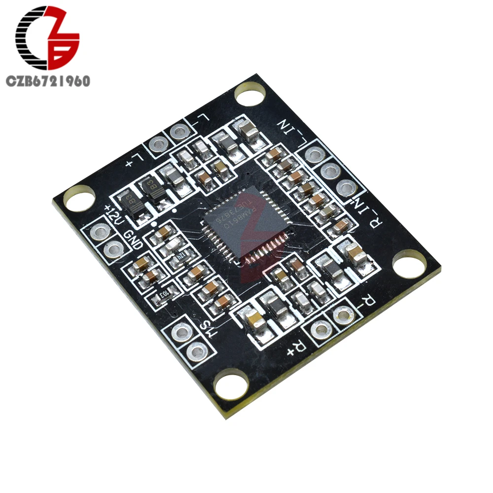 2x15W Power Amplifier Board PAM8610 Digital Dual Channel Stereo Class Amplifier Board Module for Arduino DC 7V-15V
2x15W Power Amplifier Board PAM8610 Digital Dual Channel Stereo Class Amplifier Board Module for Arduino DC 7V-15V