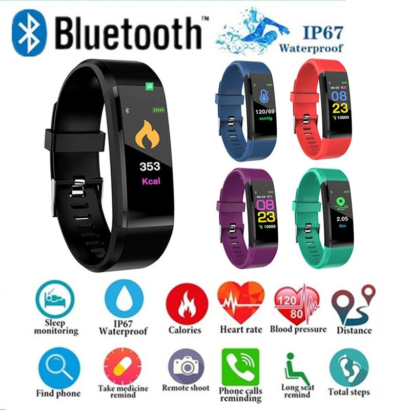 ID115PLUS Smart Band Wristband Fitness Bracelet Heart Rate Tracker Blood Pressure Monitor Smartband Watch for Xiaomi SmartPhone
ID115PLUS Smart Band Wristband Fitness Bracelet Heart Rate Tracker Blood Pressure Monitor Smartband Watch for Xiaomi SmartPhone