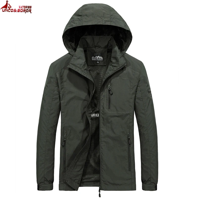 UNCO&BOROR New 2018 Men's windbreaker Jackets Men Spring Autumn thin Jacket Coats Male outwear Brand Clothing Plus Size M-6XL
UNCO&BOROR New 2018 Men's windbreaker Jackets Men Spring Autumn thin Jacket Coats Male outwear Brand Clothing Plus Size M-6XL
