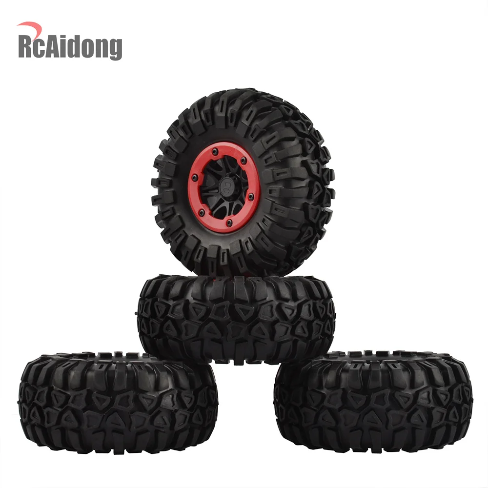 1Set 2.2 Inch RC Crawler Beadlock Wheel Rim &Wheel Tires for 1/10 Rock Crawler Axial SCX10 90053 AX10 Wraith 90056 90045 RC Car
1Set 2.2 Inch RC Crawler Beadlock Wheel Rim &Wheel Tires for 1/10 Rock Crawler Axial SCX10 90053 AX10 Wraith 90056 90045 RC Car