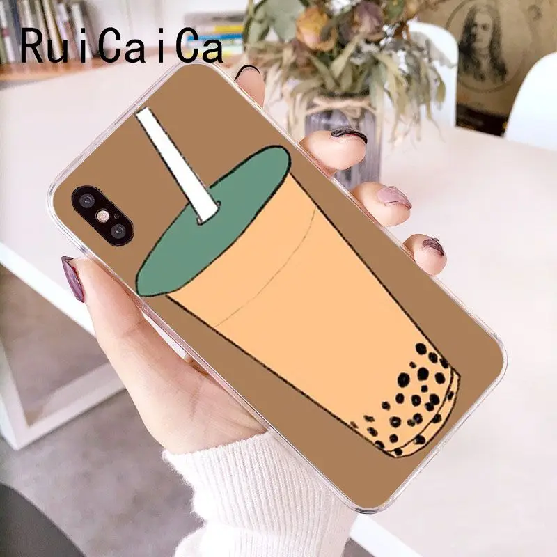 Summer drink milk tea bubble tea
