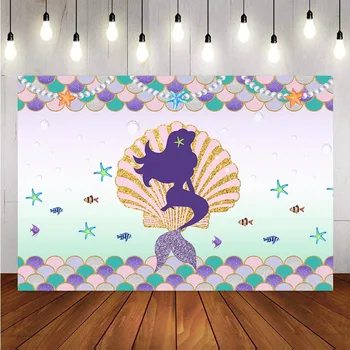 NeoBack Little Mermaid Princess Photography Backdrop Under Seabed Cartoon for Girls Party Birthday Photo Studio Background
NeoBack Little Mermaid Princess Photography Backdrop Under Seabed Cartoon for Girls Party Birthday Photo Studio Background
