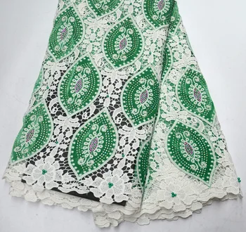 Latest Excellent High Quality Green Guipure lace whit stones African Traditional Wedding green cord lace fabrics
Latest Excellent High Quality Green Guipure lace whit stones African Traditional Wedding green cord lace fabrics