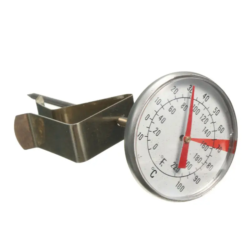 Stainless Steel Food Clip Thermometer Pointer Dual Display Oven Fryer BBQ Barbecue Probe Thermometer Meat Gauge -10-100C
Stainless Steel Food Clip Thermometer Pointer Dual Display Oven Fryer BBQ Barbecue Probe Thermometer Meat Gauge -10-100C
