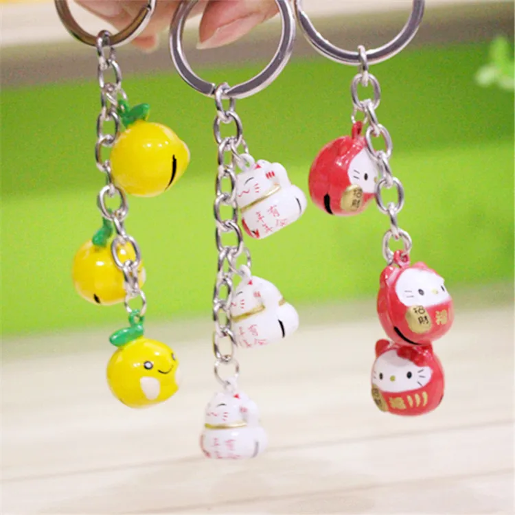 Cute Fortune Cat Lucky Keychain Bells Trinket Porte Clef Bag Car Key Ring Cartoon Key Chain Chaveiro For Women Keyring D145
Cute Fortune Cat Lucky Keychain Bells Trinket Porte Clef Bag Car Key Ring Cartoon Key Chain Chaveiro For Women Keyring D145