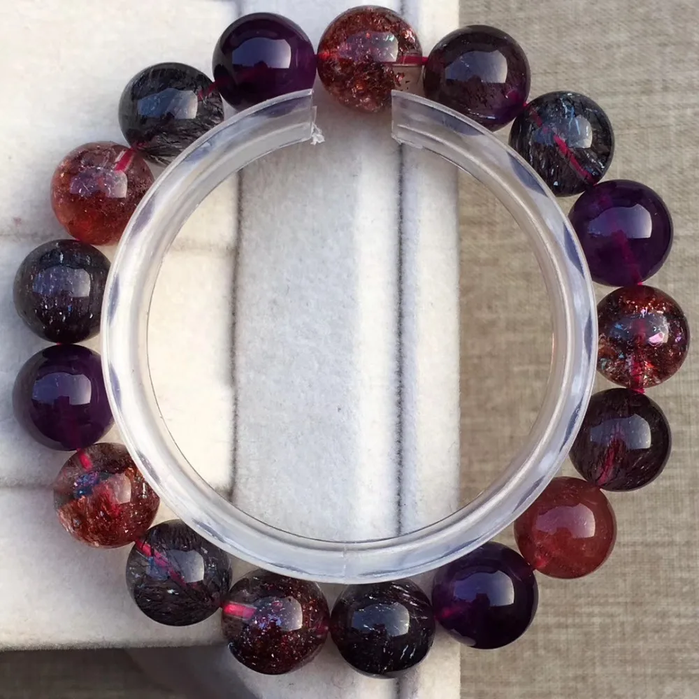 12mm Genuine Natural Black Currant Super 7 Melody Bracelet For Women Stone Crystal Round Beads Stretch Bracelets Luxury Jewelry
12mm Genuine Natural Black Currant Super 7 Melody Bracelet For Women Stone Crystal Round Beads Stretch Bracelets Luxury Jewelry